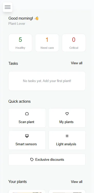 Plantastic - AI Plant Care Assistant screenshot